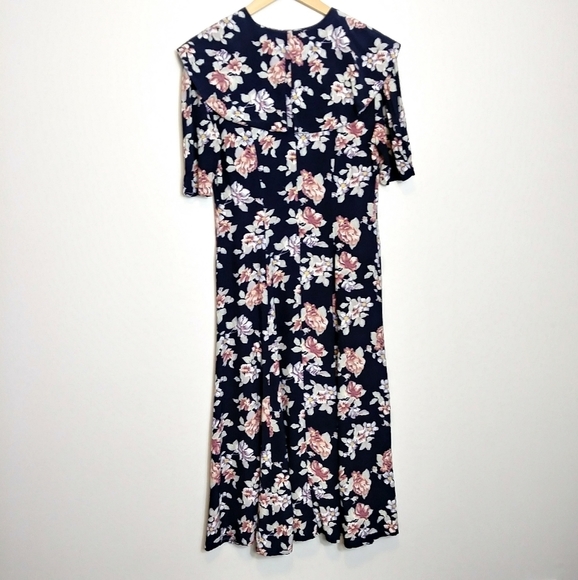 COTTAGECORE VINTAGE Floral Button Front Maxi Dress - Picture 4 of 7